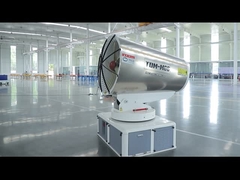 Vehículo para la limpieza y eliminación del polvo con cañón de niebla