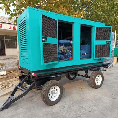 ISO 1500rpm Trailer Type Portable Industrial Generator , Multipurpose Diesel Generator Trailer