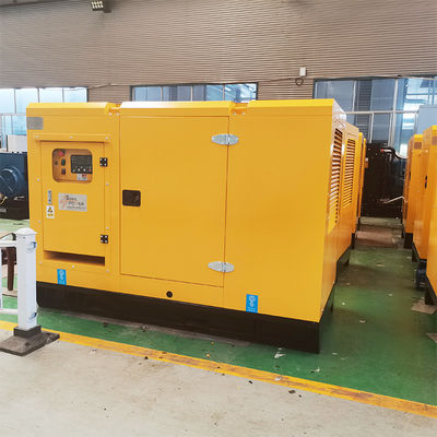 50KW Single Three Phase Diesel Generator Set Water Cooled Silent Engine 20KW Rated Power 1800 Rpm Speed