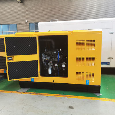 50KW Single Three Phase Diesel Generator Set Water Cooled Silent Engine 20KW Rated Power 1800 Rpm Speed